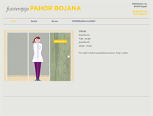 Tablet Screenshot of fizioterapija-pahor.net